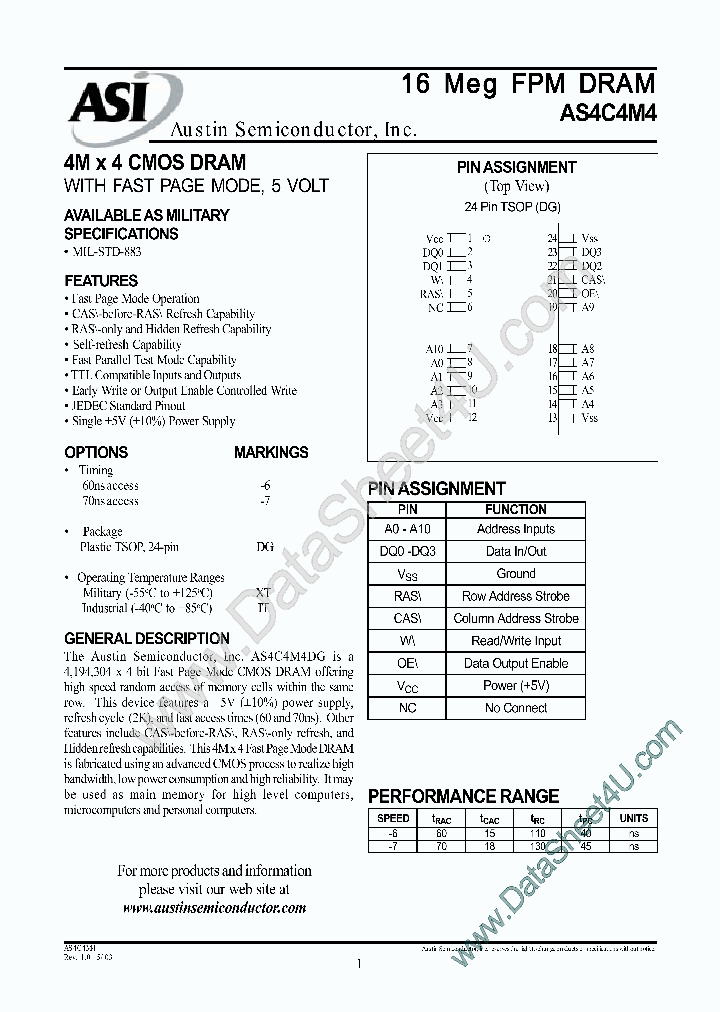 AS4C4M4_4508397.PDF Datasheet