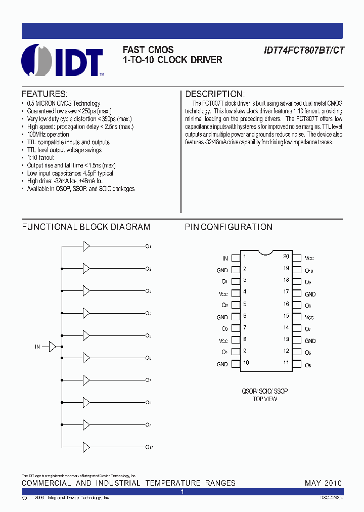 74FCT807BTQGBLANK_4510191.PDF Datasheet