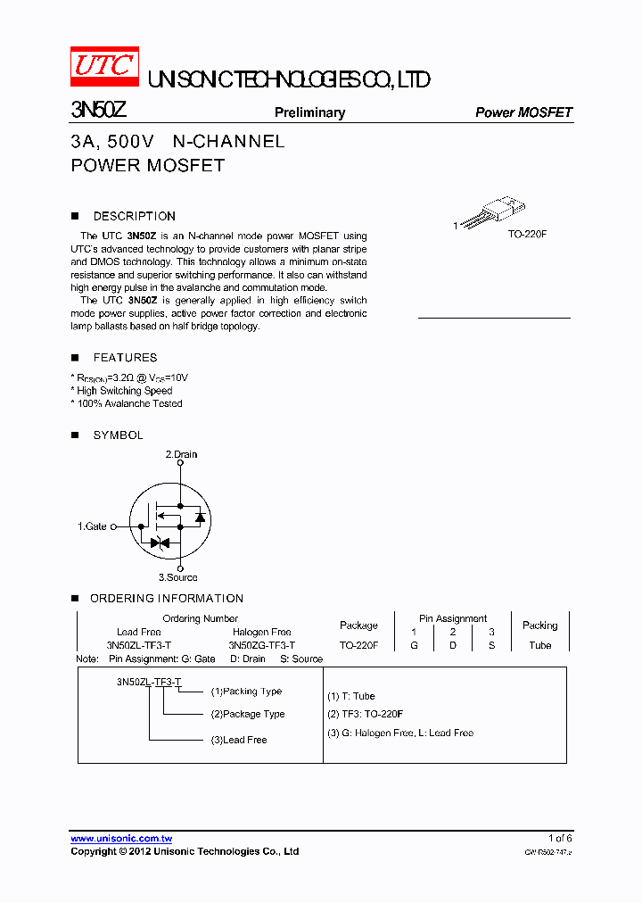 3N50ZL-TF3-T_4510556.PDF Datasheet