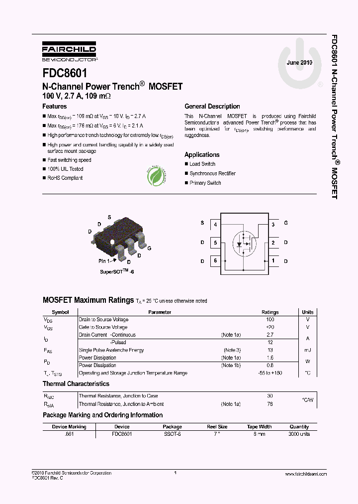 FDC8601_4510967.PDF Datasheet