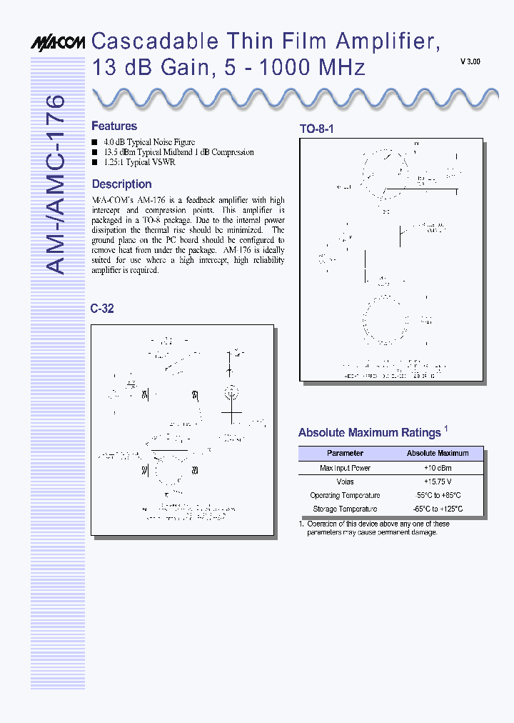 AMC-176SMA_4511815.PDF Datasheet