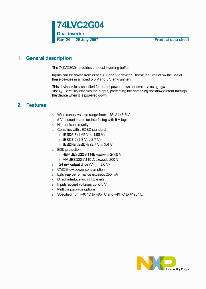 74LVC2G04GM115_4513163.PDF Datasheet