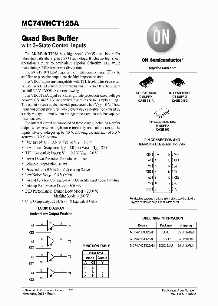 MC74VHCT125ADTR2_4514191.PDF Datasheet
