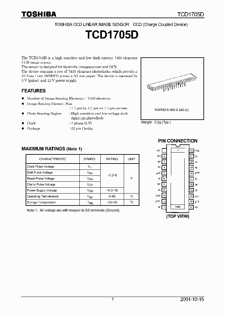 TCD1705D_4514880.PDF Datasheet
