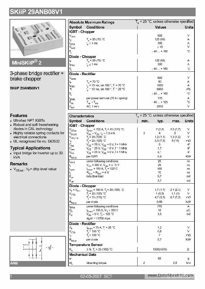 SKIIP29ANB08V1_4515174.PDF Datasheet