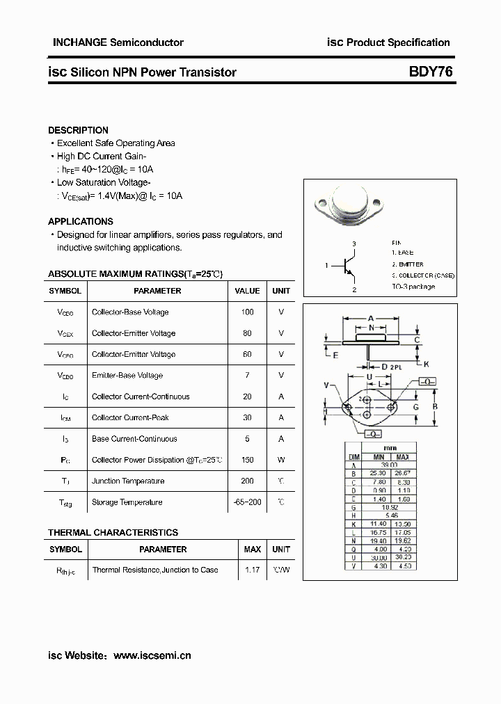 BDY76_4515458.PDF Datasheet