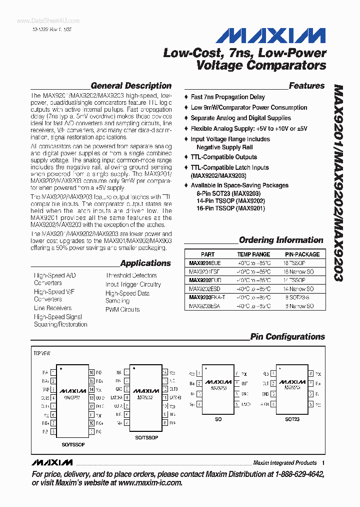 MAX9201_4516182.PDF Datasheet