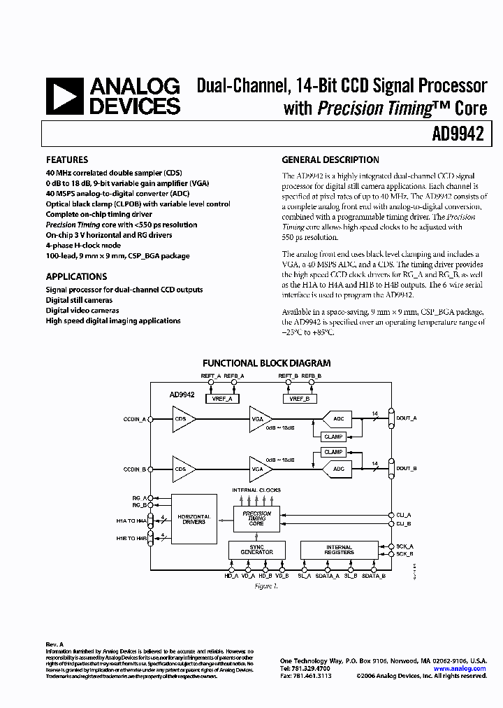 AD9942BBCZRL_4517534.PDF Datasheet