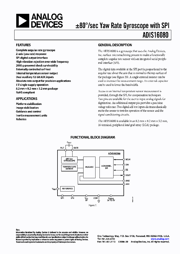 ADIS16080ACCZ_4517300.PDF Datasheet