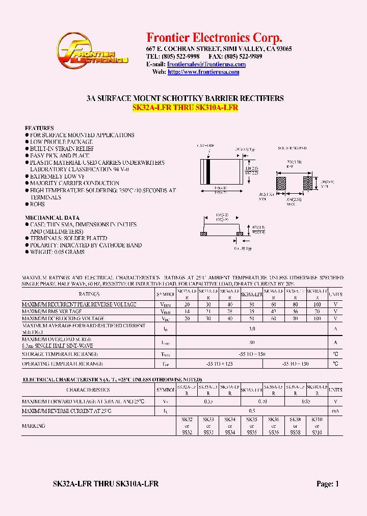 SK35A-LFR_4518782.PDF Datasheet