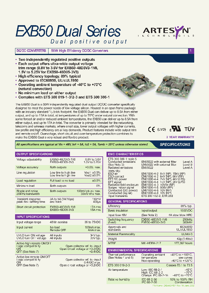 EXB50-48D05-3V3_4520879.PDF Datasheet