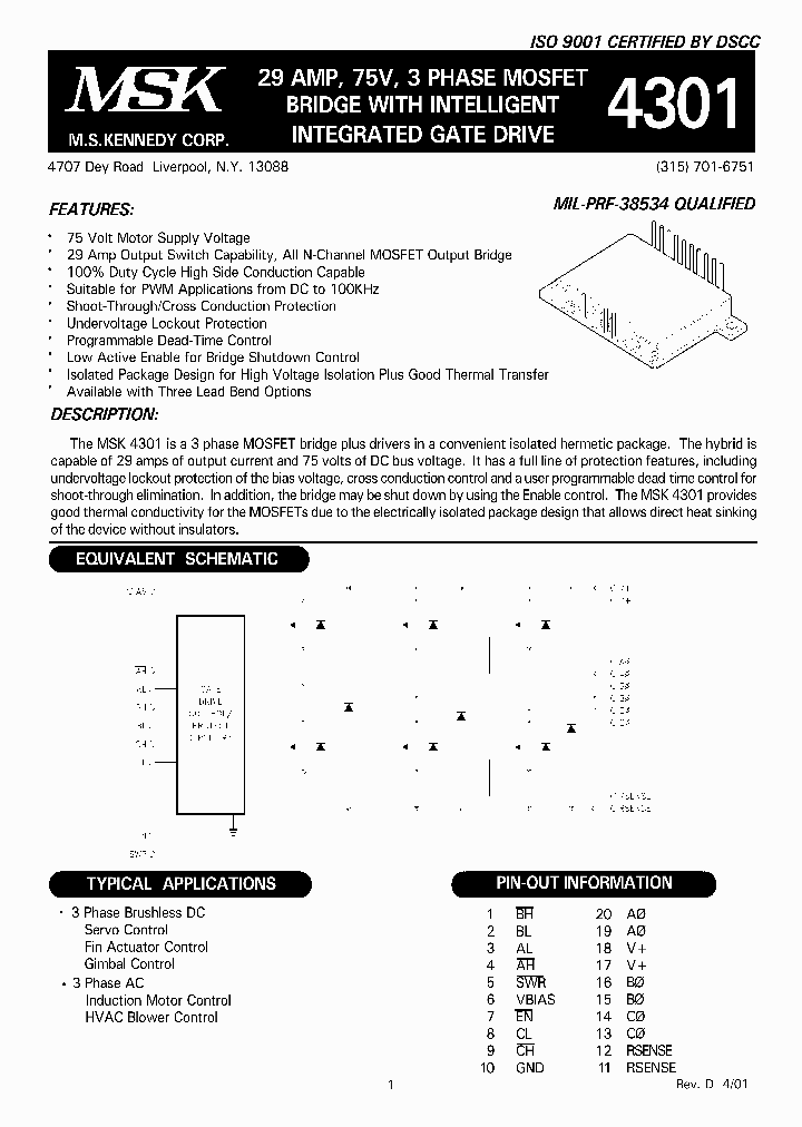 MSK4301HD_4518414.PDF Datasheet