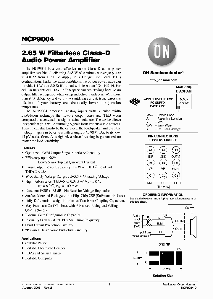 NCP9004FCT1G_4520341.PDF Datasheet