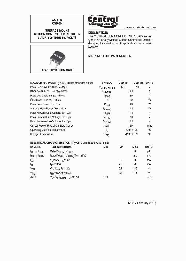 CSD-8M10_4521007.PDF Datasheet