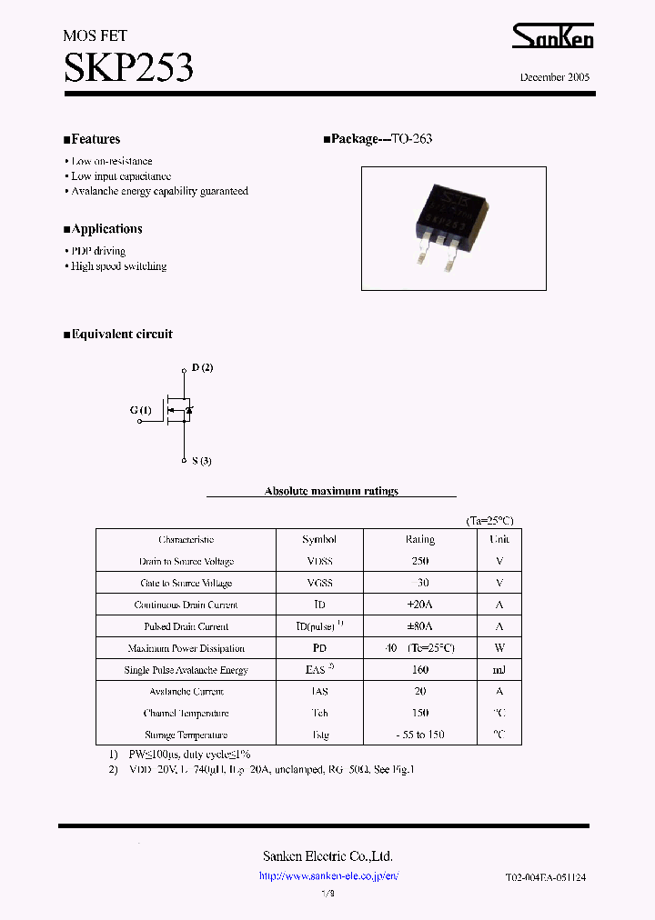 SKP253_4521885.PDF Datasheet