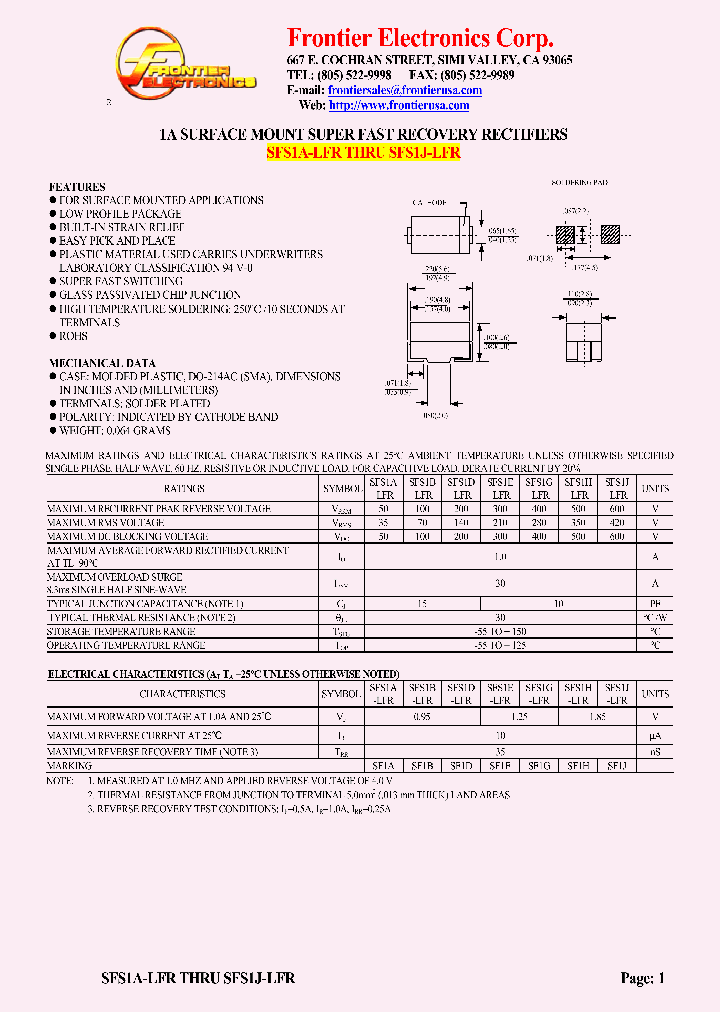 SFS1D-LFR_4523850.PDF Datasheet