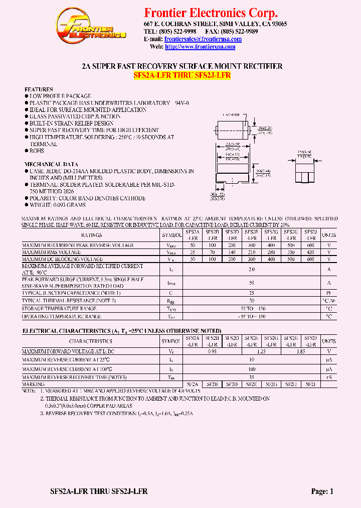 SFS2D-LFR_4523851.PDF Datasheet