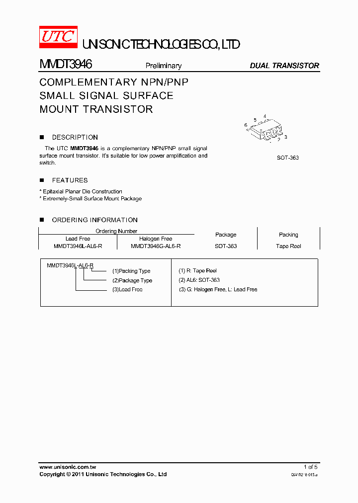 MMDT3946G-AL6-R_4525572.PDF Datasheet