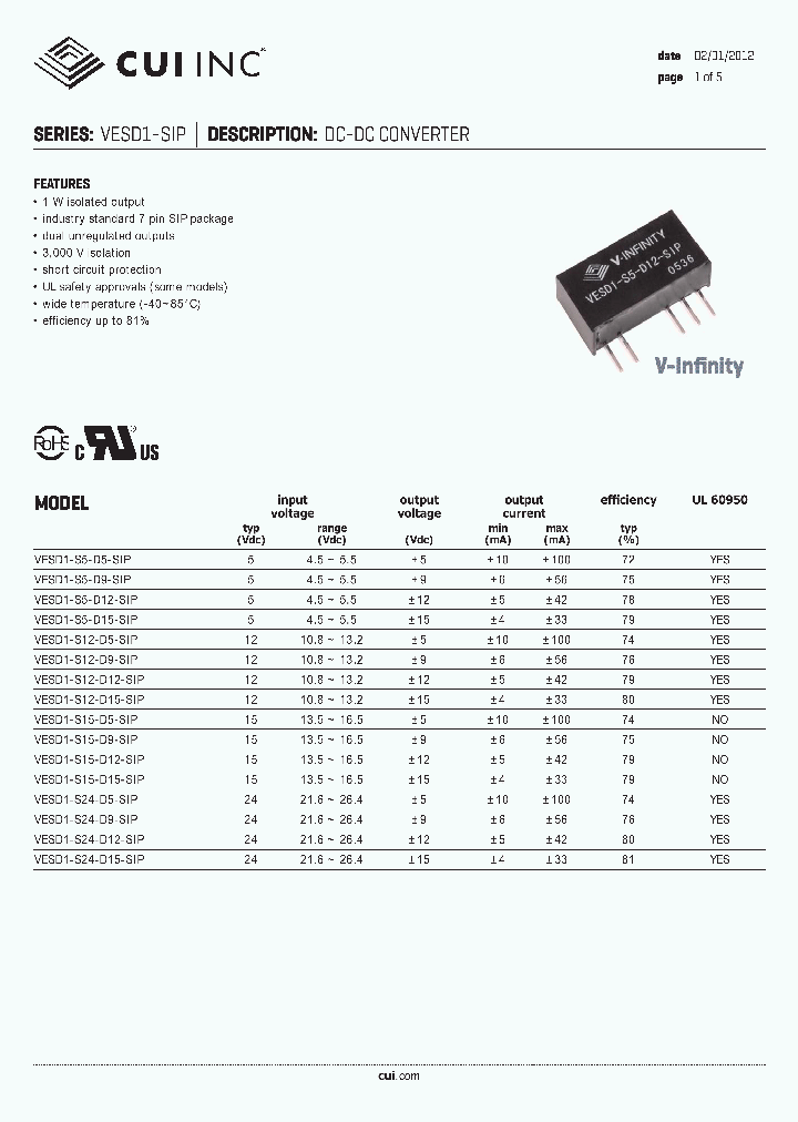 VESD1-S5-D5-SIP12_4525944.PDF Datasheet
