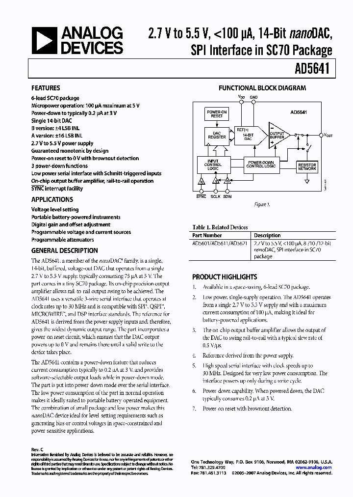 AD5641BKSZ-500RL7_4525649.PDF Datasheet