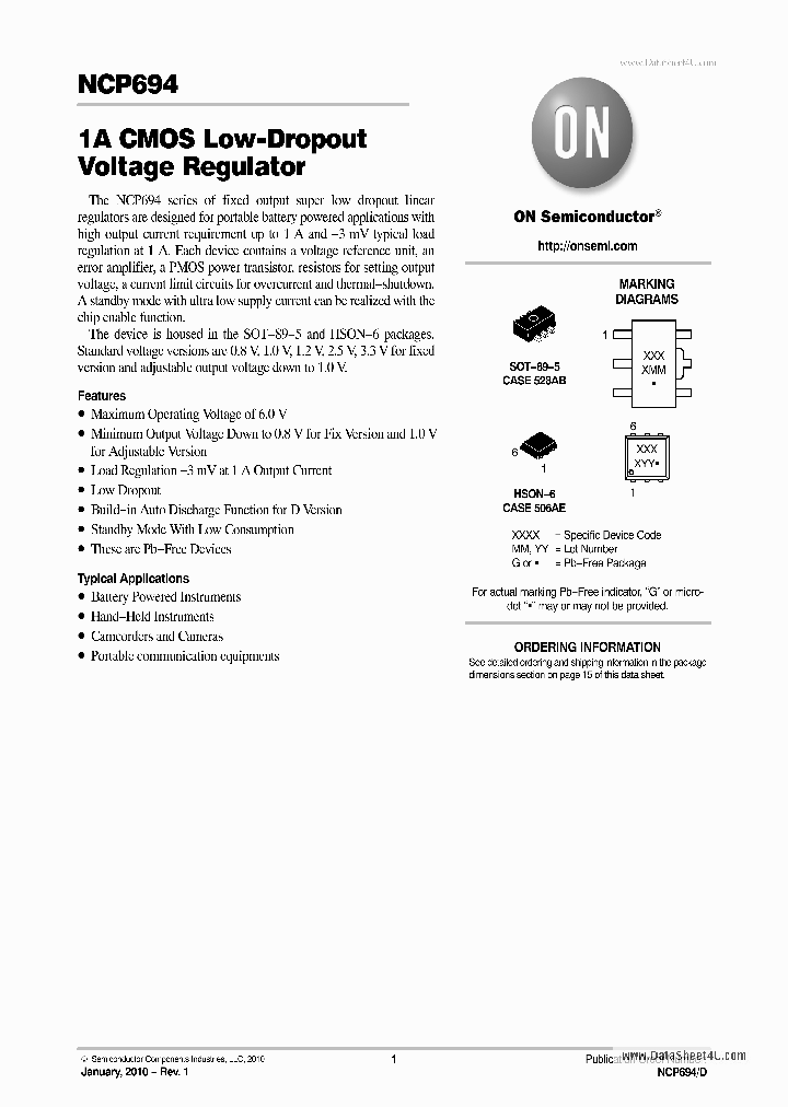 NCP694_4527908.PDF Datasheet