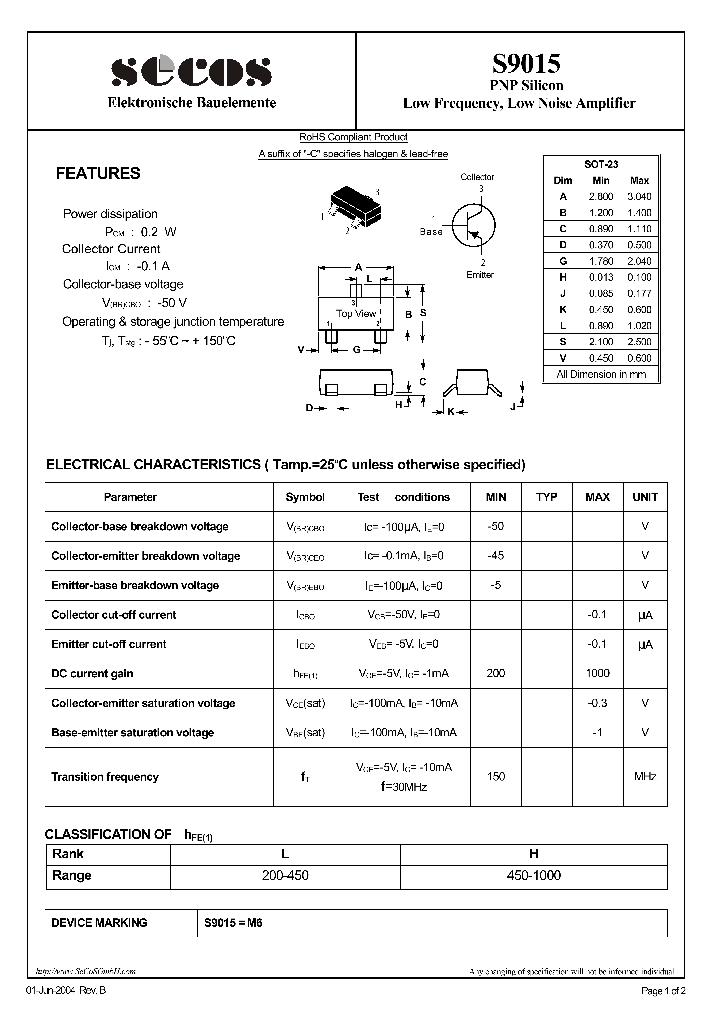 S9015_4532935.PDF Datasheet