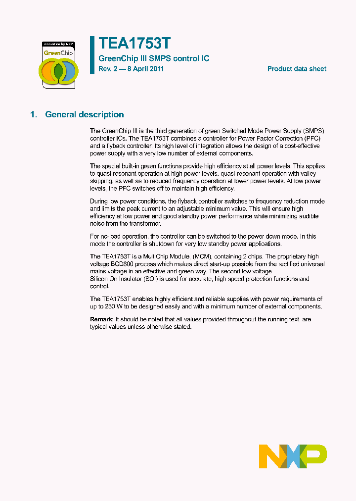 TEA1753T_4533074.PDF Datasheet