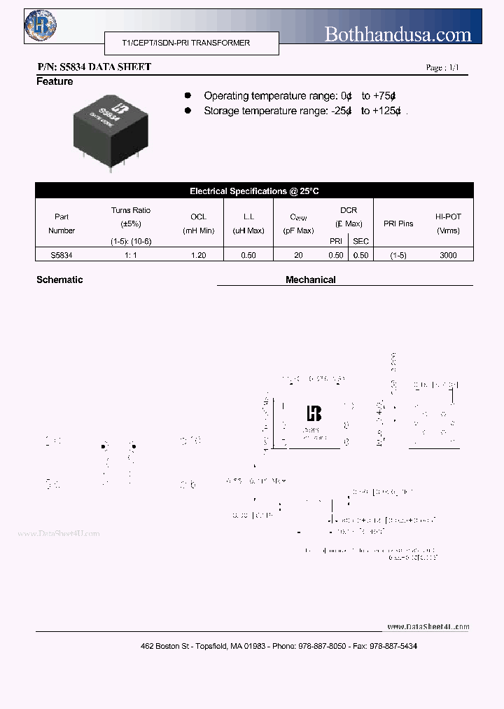 S5834_4536242.PDF Datasheet