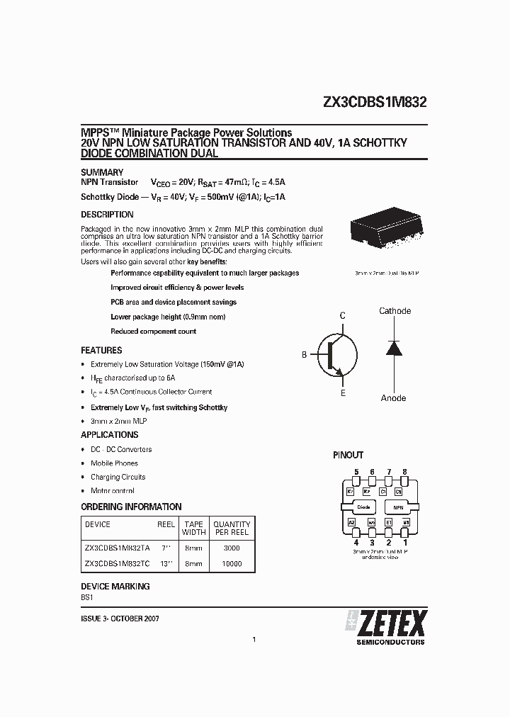 ZX3CDBS1M832TA_4538957.PDF Datasheet