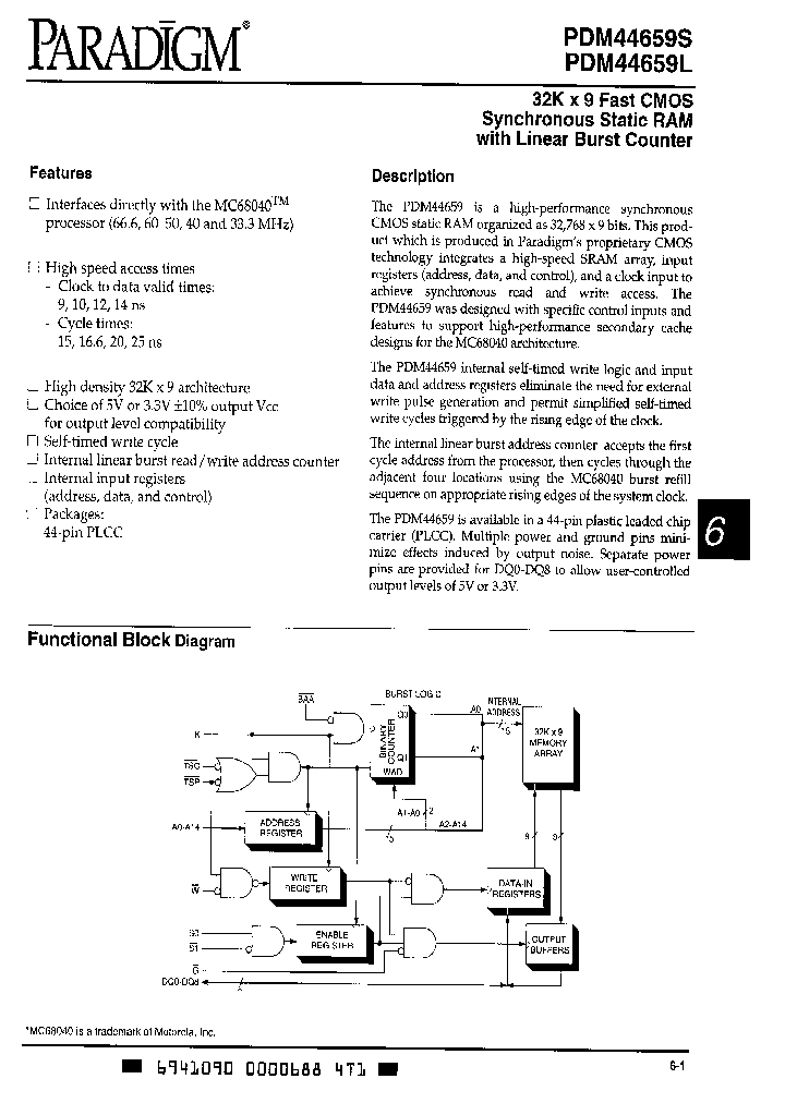PDM44659L10J_4539219.PDF Datasheet