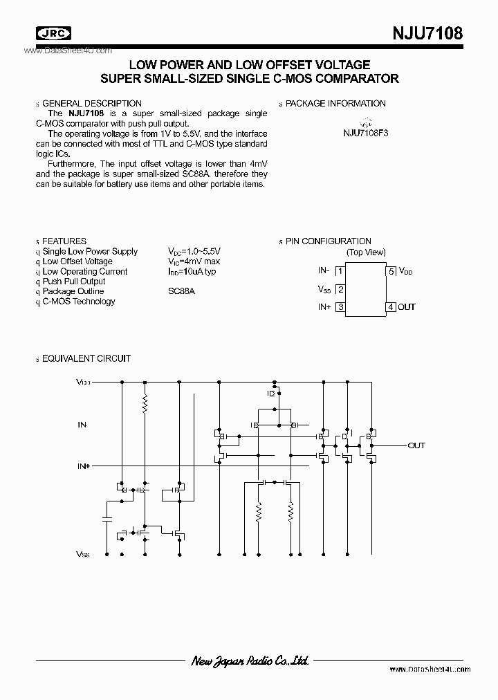 NJU7108_4539537.PDF Datasheet