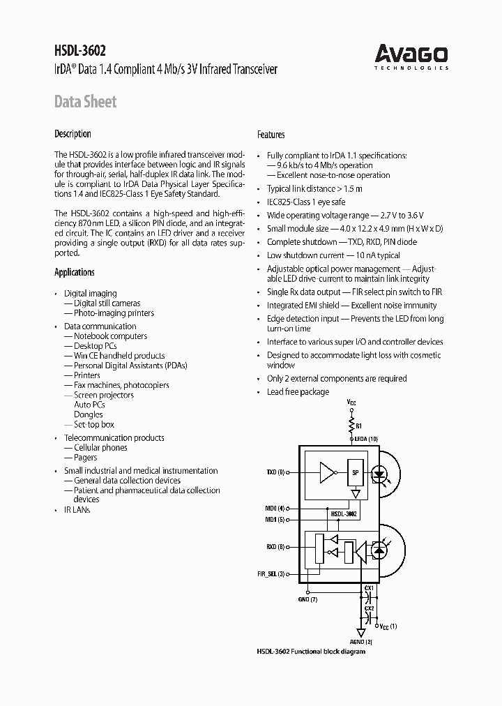HSDL-3602_4540782.PDF Datasheet