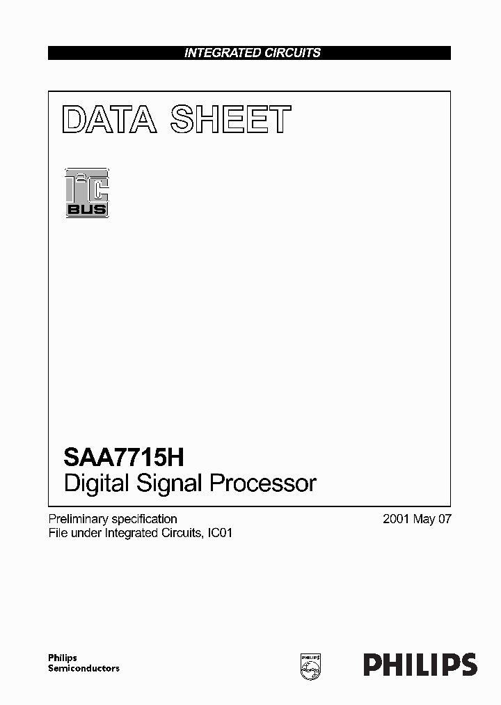 SAA7715_4541190.PDF Datasheet