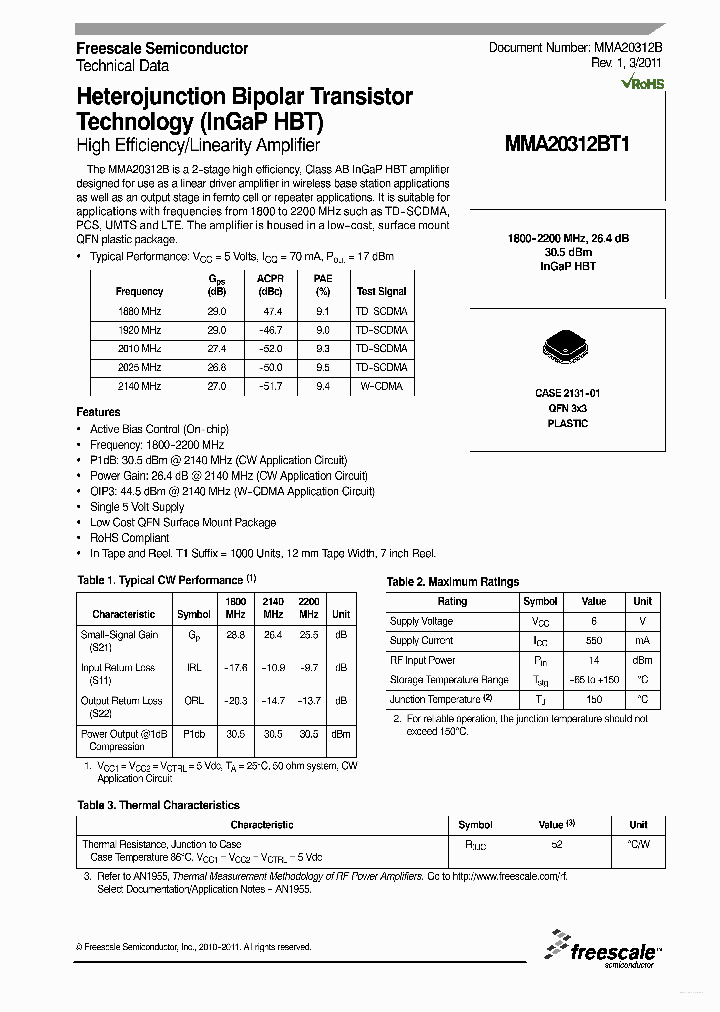 MMA20312BT1_4542180.PDF Datasheet