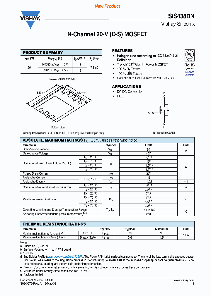 SIS438DN_4544686.PDF Datasheet