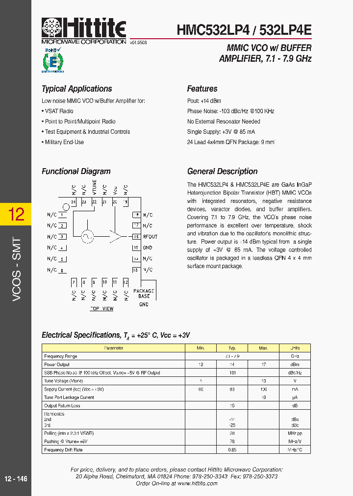 HMC532LP409_4546905.PDF Datasheet