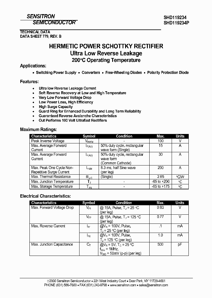 SHD119234P_4547199.PDF Datasheet