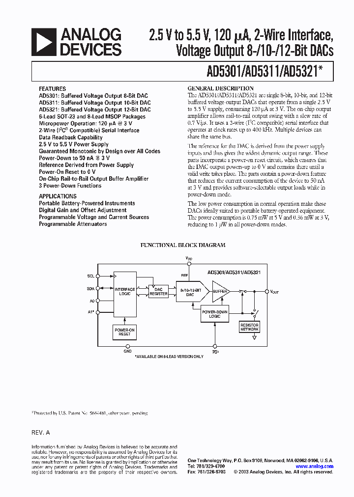 AD5311ARM-REEL_4547419.PDF Datasheet