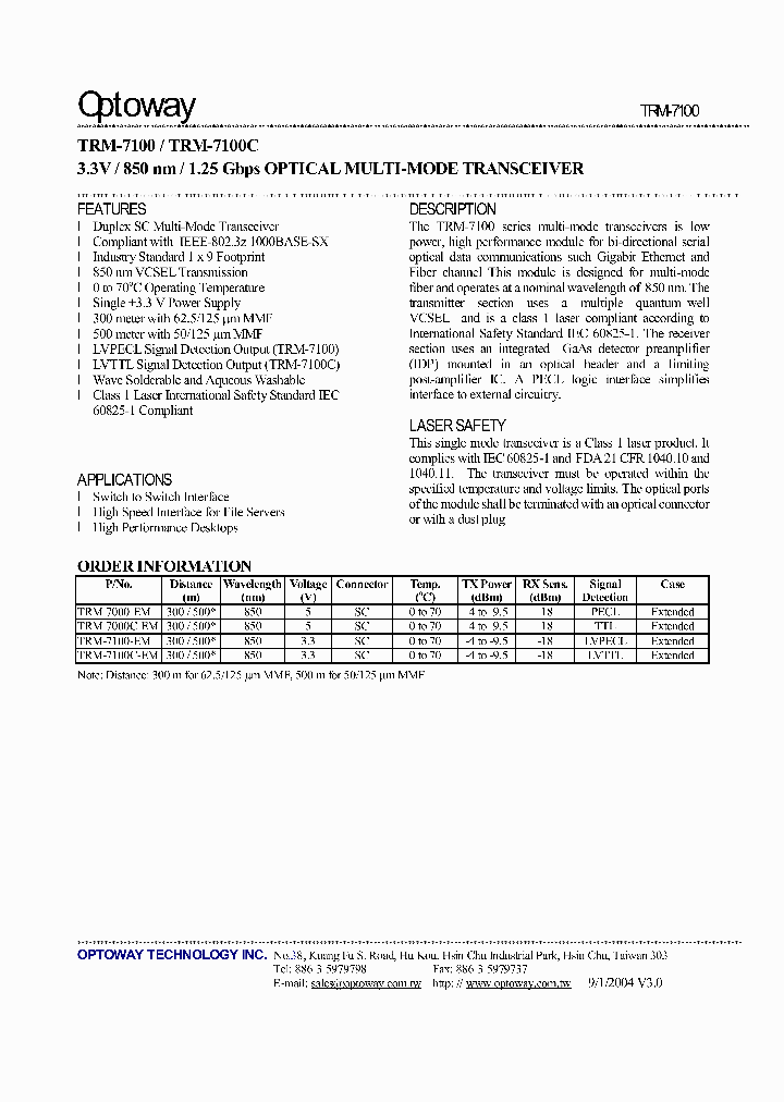 TRM-7100_4547777.PDF Datasheet