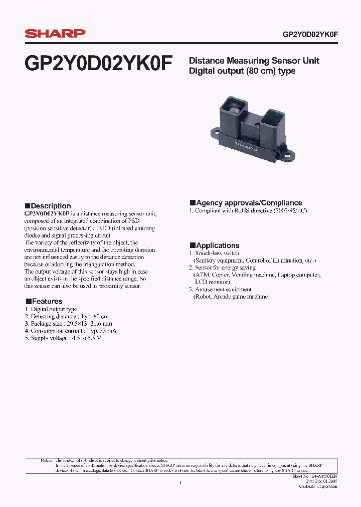 GP2Y0D02YK0F_4548635.PDF Datasheet