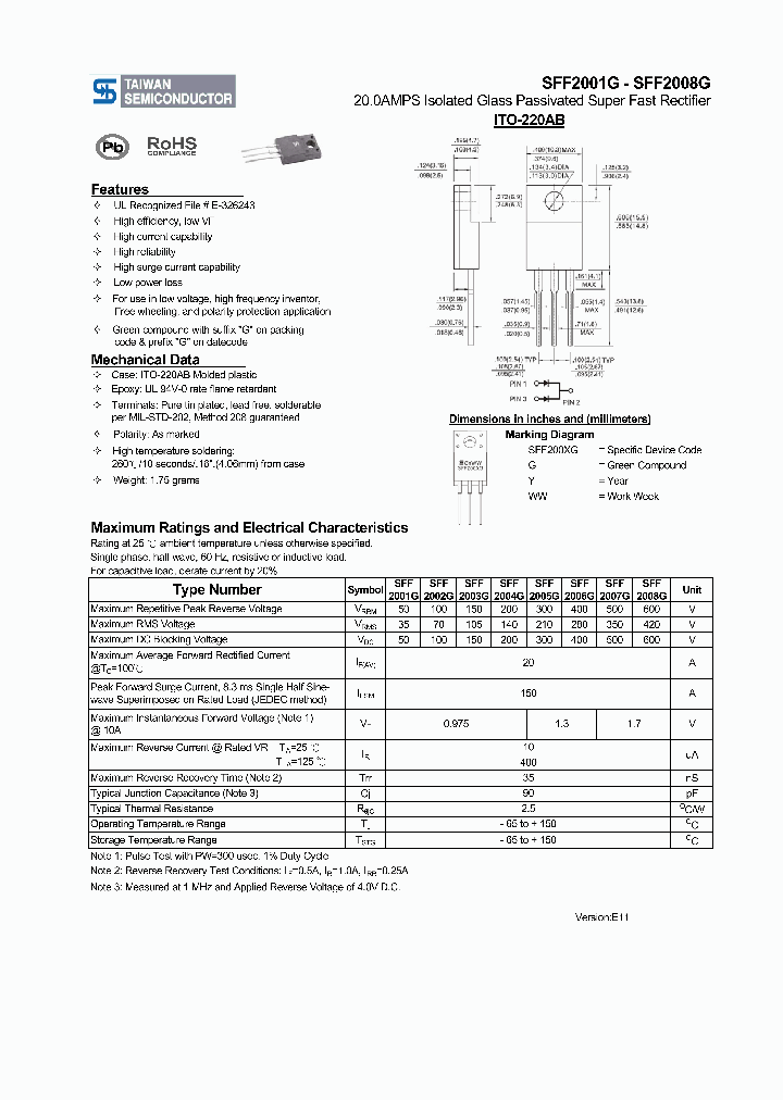 SFF2001G_4549111.PDF Datasheet