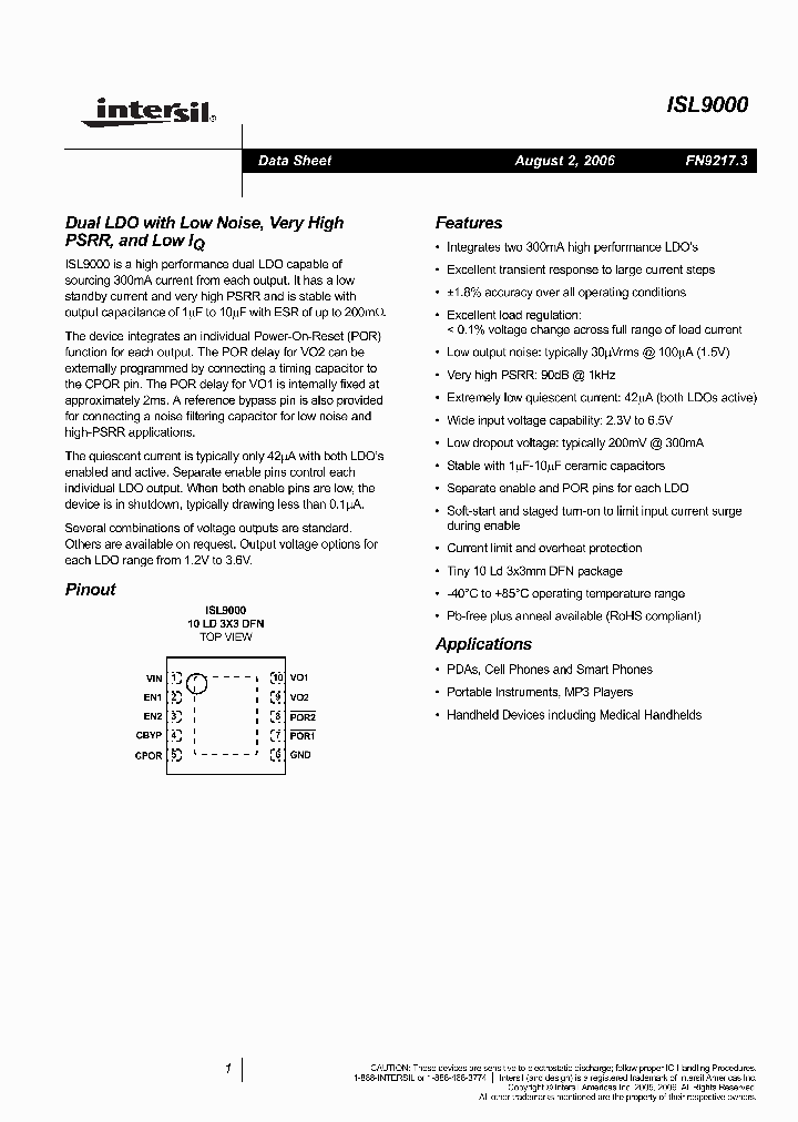 ISL9000IRNCZ_4549449.PDF Datasheet