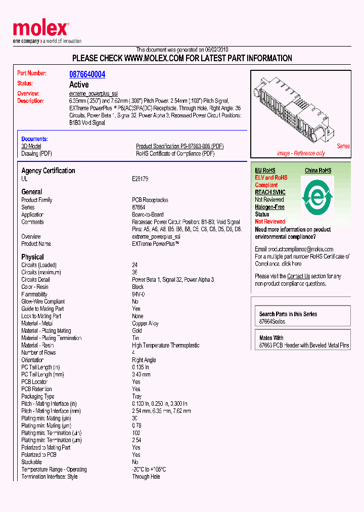 87664-0004_4549644.PDF Datasheet