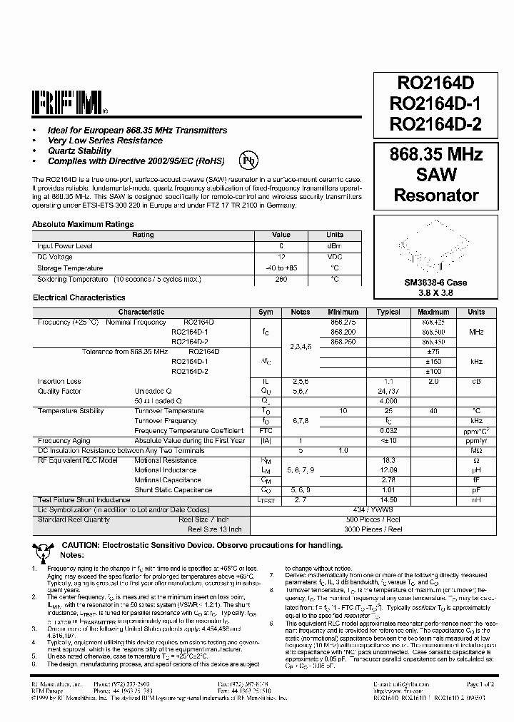 RO2164D_4549906.PDF Datasheet