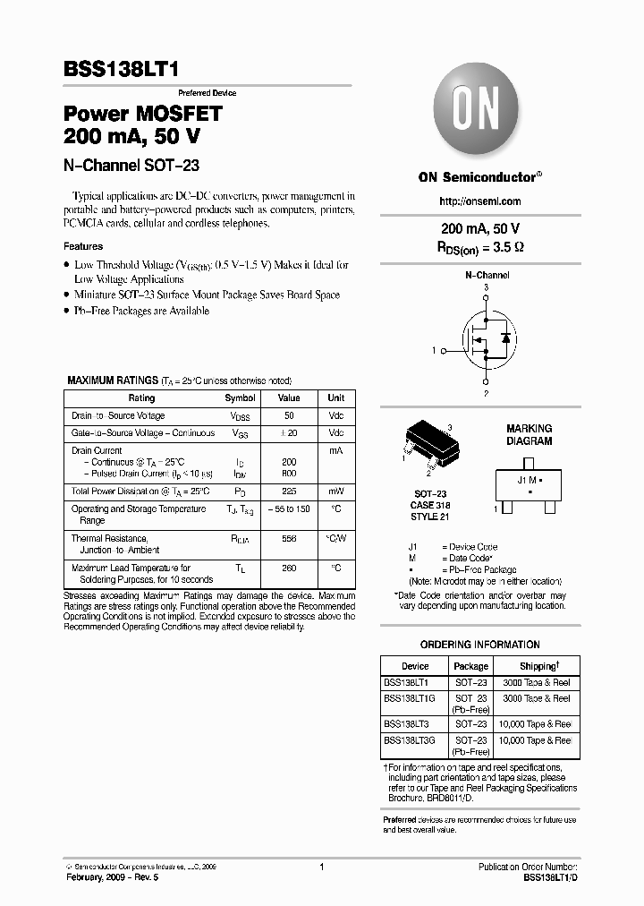 BSS138LT1D_4549822.PDF Datasheet