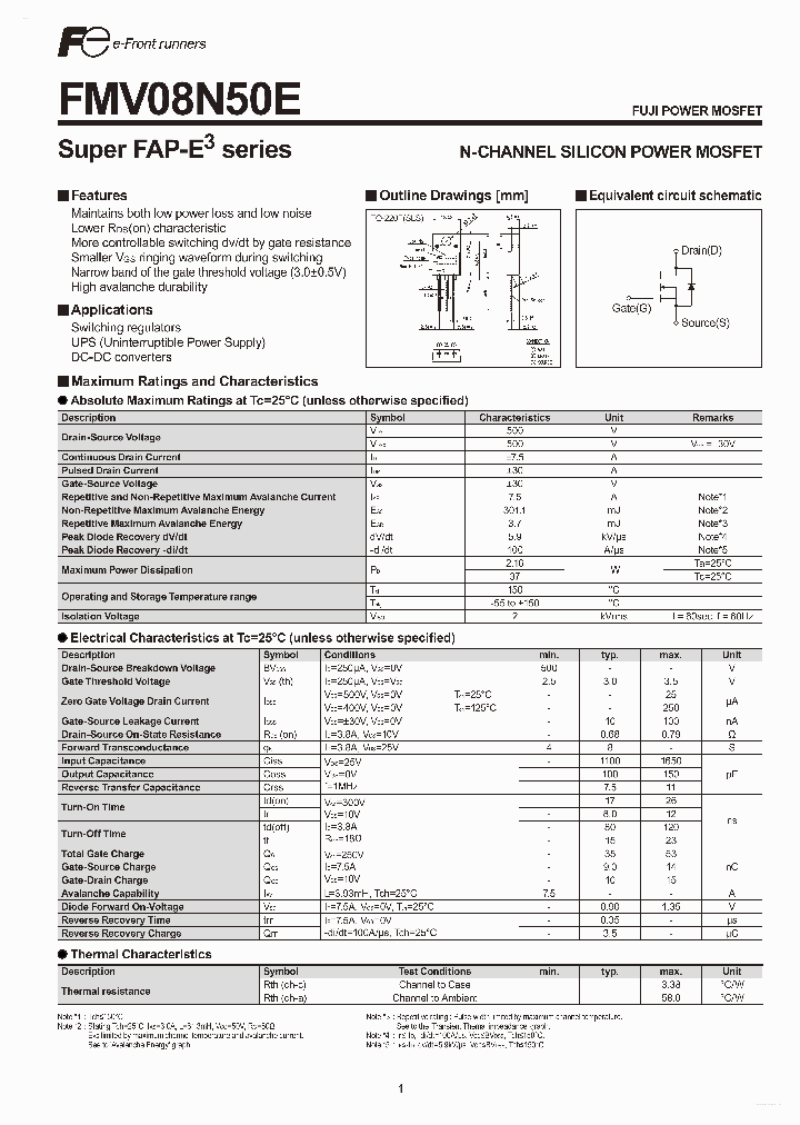 FMV08N50E_4553344.PDF Datasheet