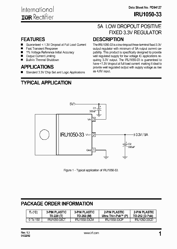 IRU1050-33CD_4554215.PDF Datasheet