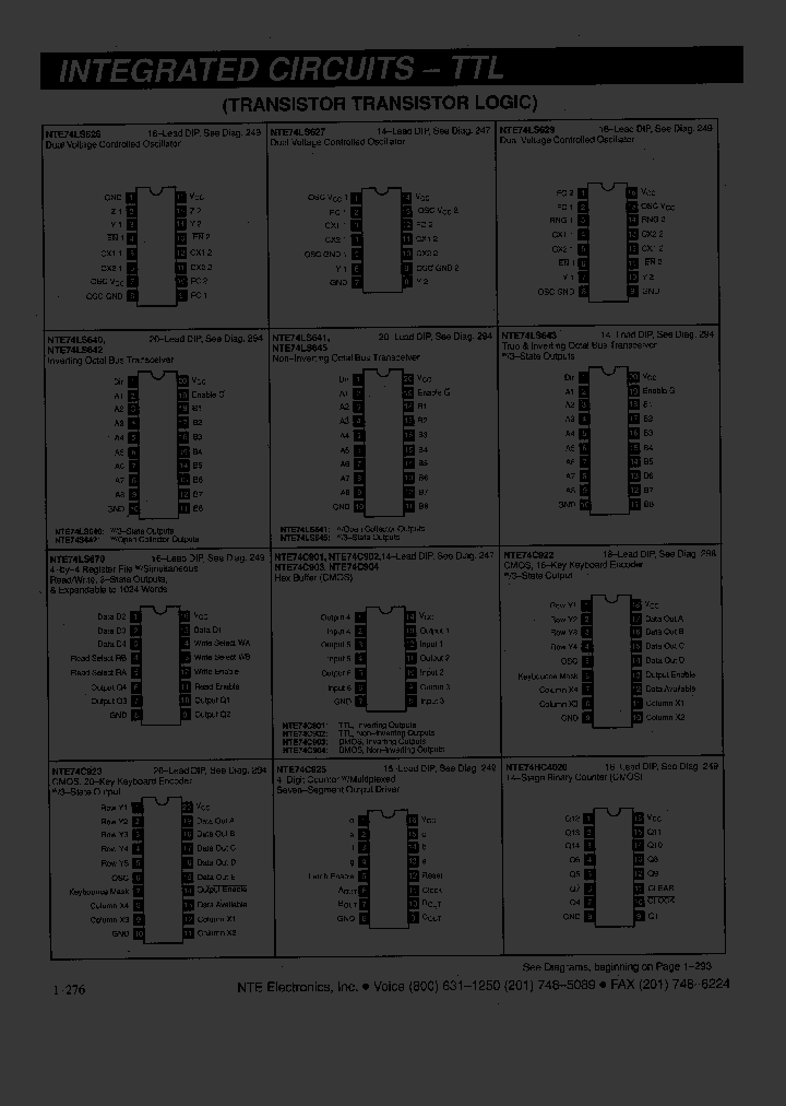 NTE74C922_4554390.PDF Datasheet