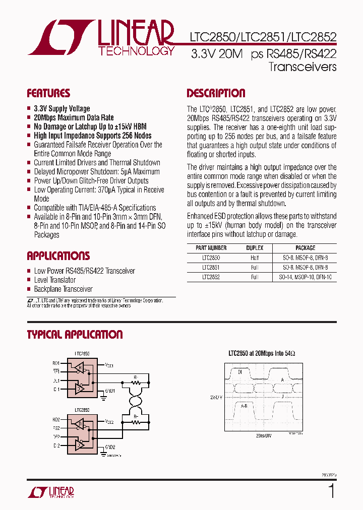 LTC2852CDDPBF_4558938.PDF Datasheet