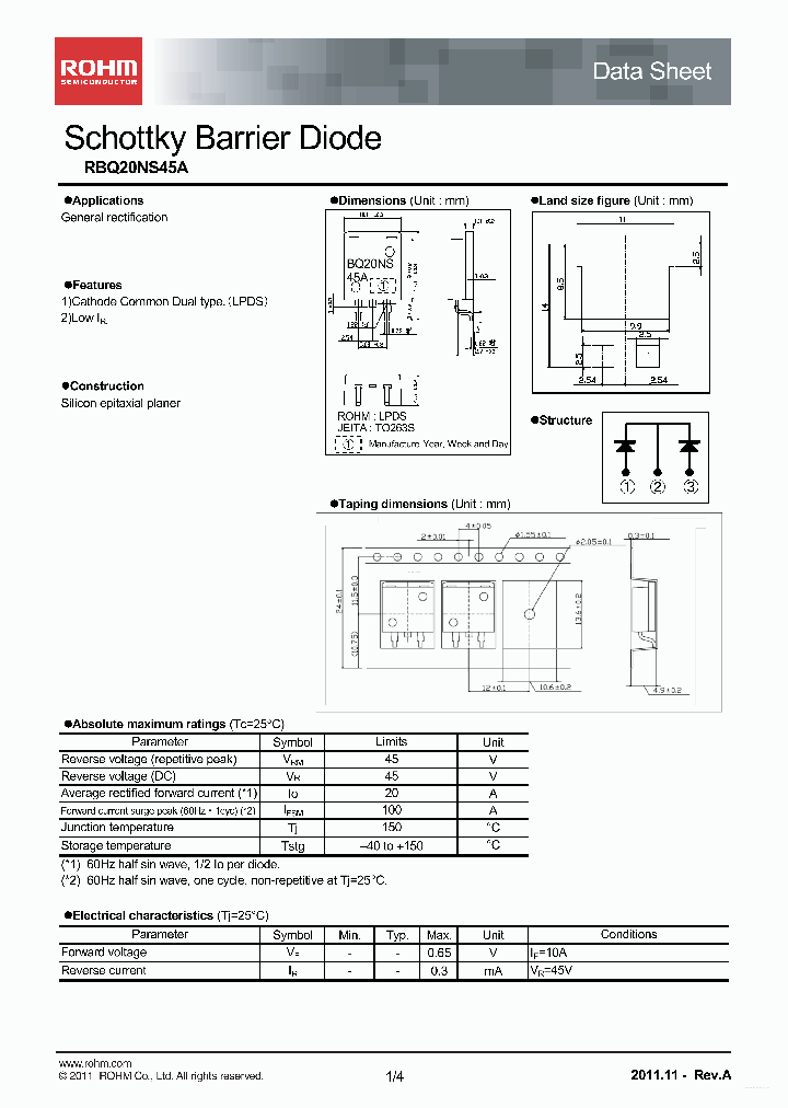 RBQ20NS45A_4562261.PDF Datasheet